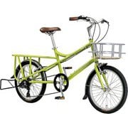 ミニベロ 410mm（155～180cm） 外装7段変速 SHIMANO TOURNY EASEL 8.0（410）（AI） MATT OLIVE