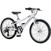 20インチ ジュニアクロスバイク 250mm(110~125cm) 外装6段変速 SHIMANO TOURNEY J20(250)(AI) LG WHITE