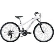 ジュニア用マウンテンバイク 300mm(130~145cm) 外装21段変速 SHIMANO TOURNEY J24(300)(AI) LG WHITE