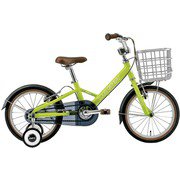 子ども用自転車 16インチ 220mm（95～115cm） 変速なし 2019年モデル K16PLUS（220）（AI） LIME GREEN