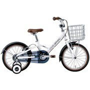 子ども用自転車 16インチ 220mm（95～115cm） 変速なし LG WHITE K16 PLUS（220）（AI） LG WHITE
