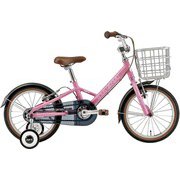 子ども用自転車 16インチ 220mm（95～115cm） 変速なし K16PLUS（220）（AI） SMOKE PINK