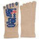 つぼマップ 5本指 22-25cm ベージュ