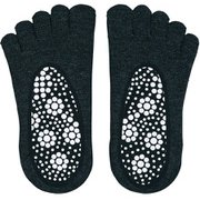 内側足つぼ 5本指 22-25cm ブラック