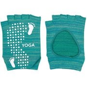 YOGA ソックス 甲オープン 22-25cm グリーン