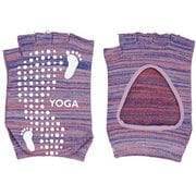 YOGA ソックス 甲オープン 22-25cm パープル