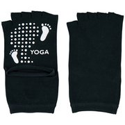 YOGA ソックス かかとオープン 22-25cm ブラック