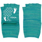 YOGA ソックス かかとオープン 22-25cm グリーン