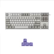 REALFORCE R2 TKL A 英語87キー配列 USB アイボリー 昇華印字 ALL30g APC機能付 ※W.A.S.D(パープル)キーキャップセットモデル R2TLA-US3-IV-WASD