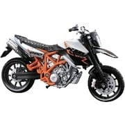 BUR51050 1/18 KTM 990 スーパーモト R ホワイト/ブラック [ダイキャストミニカー]