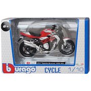 BUR51058 1/18 MV アグスタ ブルターレ RR1090 レッド/シルバー [ダイキャストミニカー]