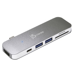 Type-C 4K HDMI 3ポートハブ micreSD/SD 7-in-1 Ultra drive dock JCD386