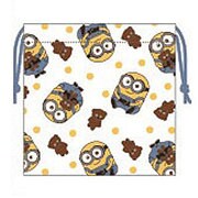 MNKN421 ミニオンズ ボブちらし 巾着 [キャラクターグッズ]