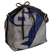 C1057098 [1323 9S バスケットボール ボールケース 1個入れ シルバー/ブルー]