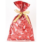 X’mas 赤メタリックBAG L 031569