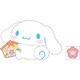 034088 [ダイカットポチ袋 シナモロール ふかふか]