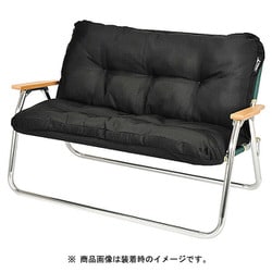 アルミ背付ベンチ用リラックスクッションカバー ベンチ アクセサリ ブラック UC-1685