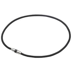 RAKUWA磁気チタンネックレス 50mT 磁気ネックレス メタルブラック 45cm 管理医療機器