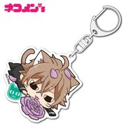 曇天に笑う ネコメンズ アクリルキーホルダー 比良裏 [キャラクターグッズ]
