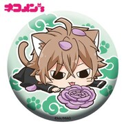 曇天に笑う ネコメンズ 54mm缶バッジ 比良裏 [キャラクターグッズ]