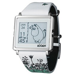 ファッション小物EPSON smart canvas ムーミン パパ腕時計エプソン