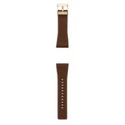 W1BZZB0040 [スムースレザー・チョコレートステッチ入り 金具ゴールド(バンドのみ)]