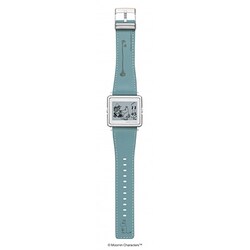懐中時計・腕時計　ムーミン谷の一日 アクアブルー スマートキャンバス(腕時計) W1-MM70710 「ムーミン」 楽天市場】エプソン スマートキャンバス 腕時計 EPSON Smart