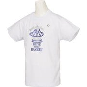 CB481305 [1100 140 バスケットボール ジュニア キッズ JRプリントTシャツ ジュニア(ボーイズ) ホワイト 140]