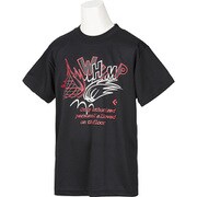CB482302 [1964 130 バスケットボール ジュニア キッズ プリントTシャツ ミニバス ジュニア ブラック/レッド 130]