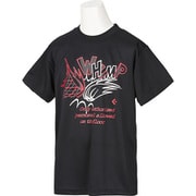 CB482302 [1964 150 バスケットボール ジュニア キッズ プリントTシャツ ミニバス ジュニア ブラック/レッド 150]
