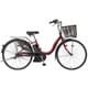 電動アシスト自転車 PAS (パス) ナチュラ M (エム) 2019年モデル 26インチ 6.2Ah 内装3段変速 レッド PA26NM