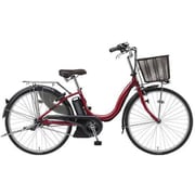電動アシスト自転車 PAS (パス) ナチュラ M (エム) 2019年モデル 26インチ 6.2Ah 内装3段変速 レッド PA26NM