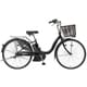 電動アシスト自転車 PAS (パス) ナチュラ M (エム) 2019年モデル 26インチ 6.2Ah 内装3段変速 クリスタルブラック PA26NM