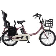 電動アシスト自転車 PAS Babby un (パス バビー アン) 2019年モデル 20インチ 12.3Ah 内装3段変速 リヤチャイルドシート付 ワインレッド PA20BXLR