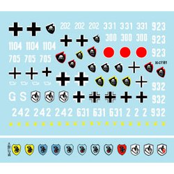 ヨドバシ Com Star Decals Sd35 C1181 Wwii ドイツ 第18装甲擲弾兵師団 1 1941 43年 Ii号戦車 A C型及びf型 Iv号戦車d型 F2型 1 35スケール デカール 通販 全品無料配達