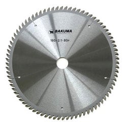 バクマ BAKUMA トメ切用スーパープロフェッショナルチップソー 195mm×80P