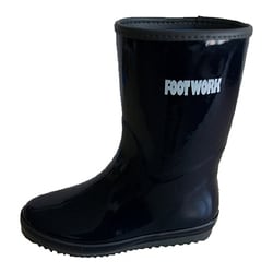 SS 婦人 カラー長靴 24.5cm ネイビー