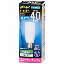 IS21 LED電球 T形 全方向タイプ 40形相当E26 昼光色 密閉器具対応 断熱材施工器具対応 LDT5D-G