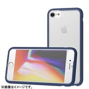 MOPIC SNAP3D 裸眼でVR/3Dが見れる！ iPhone8/7対応 シリコンケース ネイビー [VR視聴可能iPhoneケース]