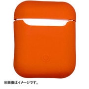 AirPodsケース用 スマートシリコンカバー オレンジ AP-SMS-OR