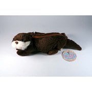 9396 キャリーにおすわりぬいぐるみバッグ カワウソ [キャラクターグッズ]
