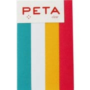 付箋 PETA アソート 01 Aqua/White/Lemon/Berry pink 1736877