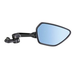 バイクミラー ナポレオン（NAPOLEON） シャークミラー1B（右側用）（ブルー鏡）10mm 正・逆ネジボルト付/1本入り AOS-104-10BR