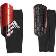 EVO34 [サッカー X プロ 男女兼用・ジュニア サッカー・フットサル用シンガード(すね当て) RED/BLK/WHT L]
