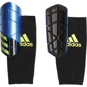EVO34 [サッカー X プロ 男女兼用・ジュニア サッカー・フットサル用シンガード(すね当て) フットボールBLU/B XL]