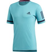EAO31 [テニス メンズ BASE 3STRIPE T-SHIRT2 テニスウェア ハイレゾアクアF18 J/S]