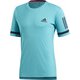 EAO31 [テニス メンズ BASE 3STRIPE T-SHIRT2 テニスウェア ハイレゾアクアF18 J/XO]