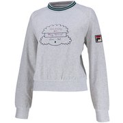 VL1864 [テニス レディース トレーナー ヘザーグレー S]