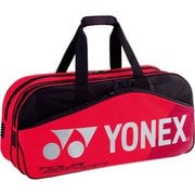 BAG1801W [テニス トーナメントバッグ ラケット2本収納 フレイムレッド]