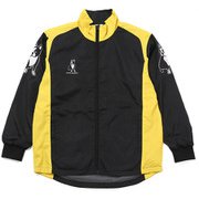CP18565 [サッカー・フットサル メンズ ウィンドブレーカージャケット 振り向くな君は美しいAメロ イエロー XS]